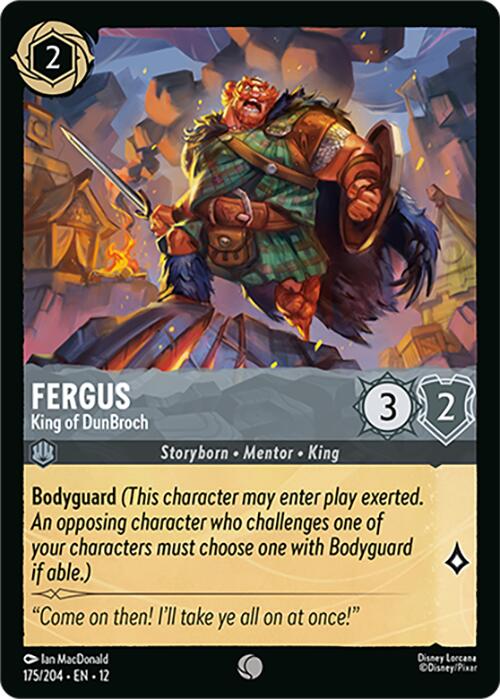 Fergus - King of DunBroch (175/204) [Wilds Unknown] Lorcana Single Disney | Red Claw Gaming