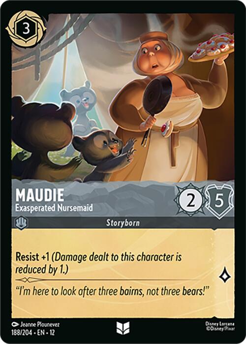 Maudie - Exasperated Nursemaid (188/204) [Wilds Unknown] Lorcana Single Disney | Red Claw Gaming