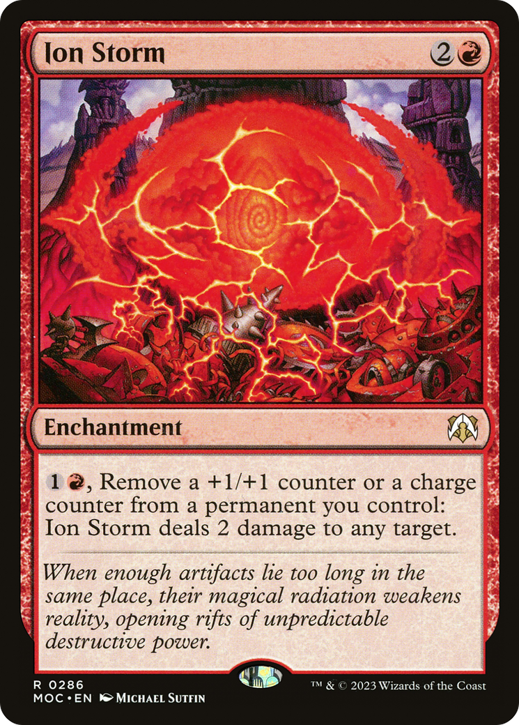 Ion Storm [March of the Machine Commander] MTG Single Magic: The Gathering | Red Claw Gaming