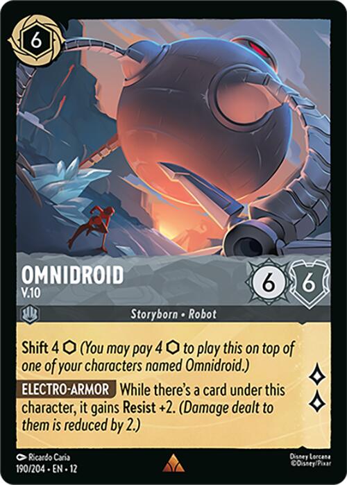 Omnidroid - V.10 (190/204) [Wilds Unknown] Lorcana Single Disney | Red Claw Gaming