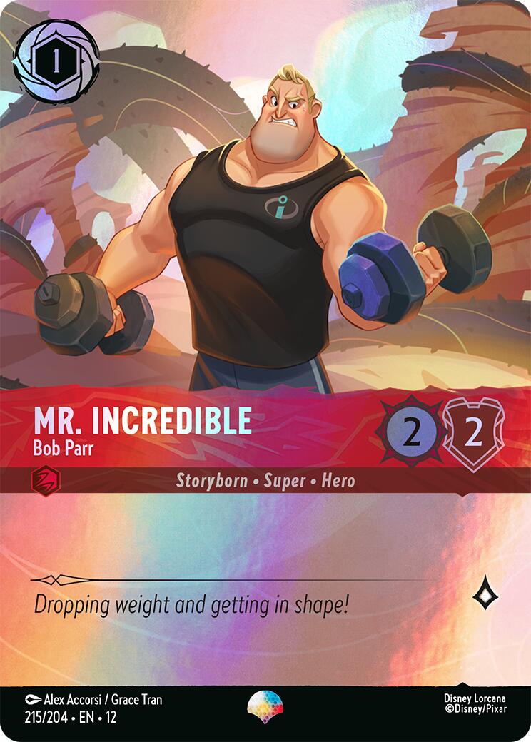 Mr. Incredible - Bob Parr (Epic) (215/204) [Wilds Unknown] Lorcana Single Disney | Red Claw Gaming