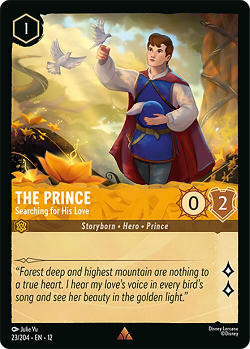 The Prince - Searching for His Love (23/204) [Wilds Unknown] Lorcana Single Disney | Red Claw Gaming