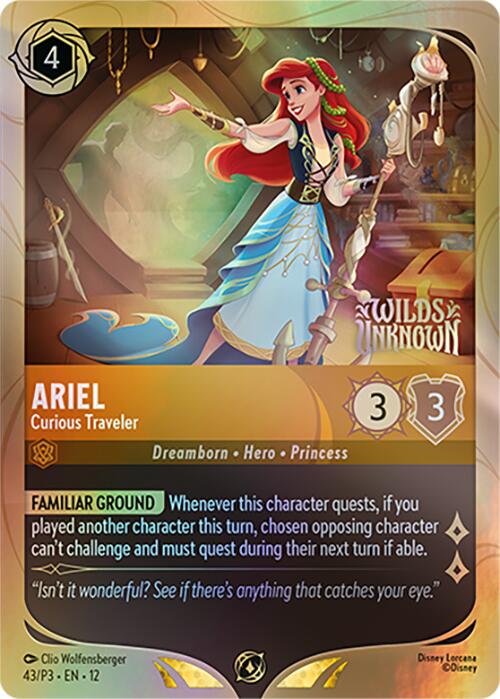 Ariel - Curious Traveler (43) [Promo Cards] Lorcana Single Disney | Red Claw Gaming