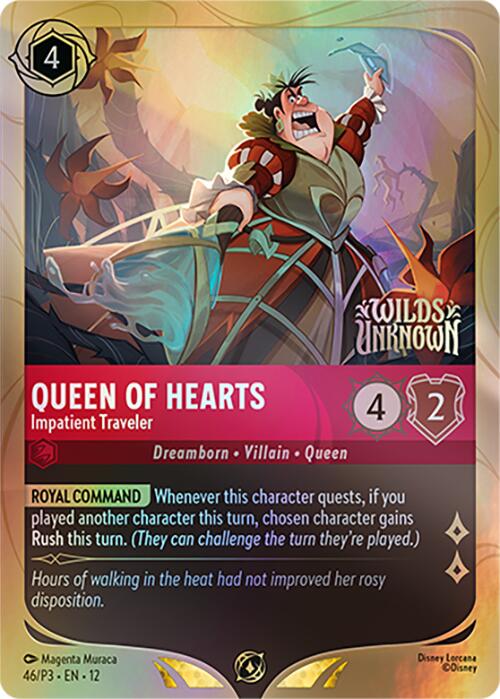 Queen of Hearts - Impatient Traveler (46) [Promo Cards] Lorcana Single Disney | Red Claw Gaming