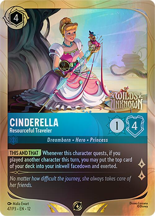 Cinderella - Resourceful Traveler (47) [Promo Cards] Lorcana Single Disney | Red Claw Gaming