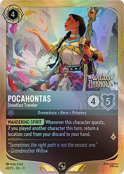 Pocahontas - Steadfast Traveler (48) [Promo Cards] Lorcana Single Disney | Red Claw Gaming
