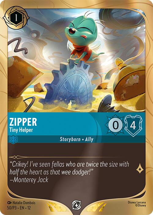 Zipper - Tiny Helper (50) [Promo Cards] Lorcana Single Disney | Red Claw Gaming