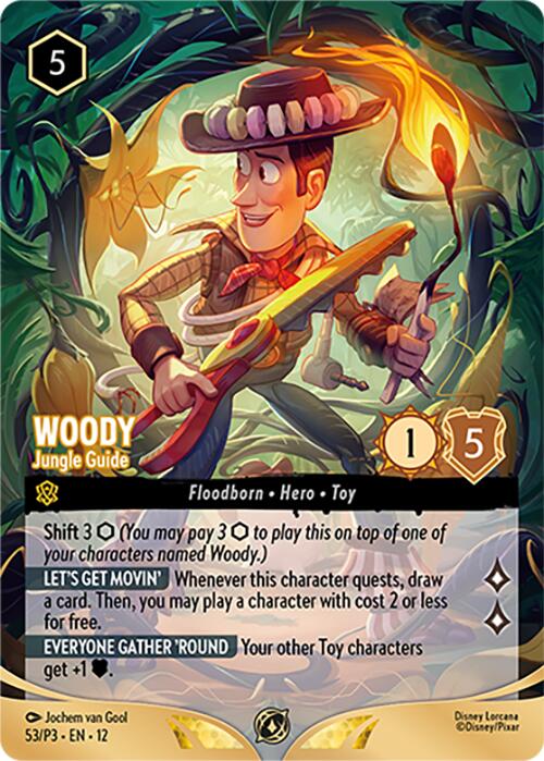 Woody - Jungle Guide (Store Championship Participant) (53) [Promo Cards] Lorcana Single Disney | Red Claw Gaming