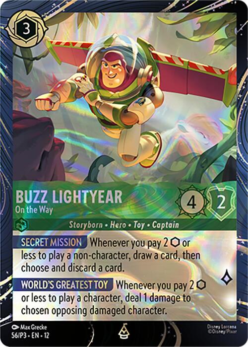 Buzz Lightyear - On the Way (56) [Promo Cards] Lorcana Single Disney | Red Claw Gaming