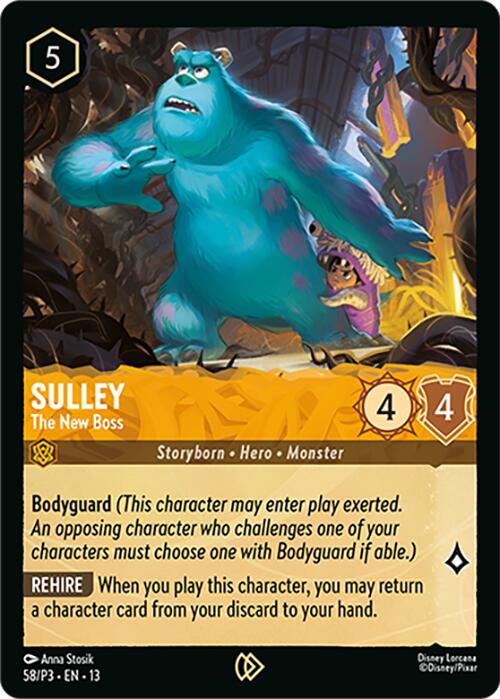 Sulley - The New Boss (58) [Promo Cards] | Red Claw Gaming