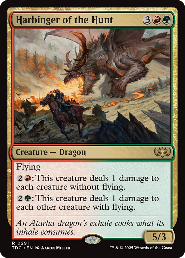 Harbinger of the Hunt [Tarkir: Dragonstorm Commander] MTG Single Magic: The Gathering | Red Claw Gaming