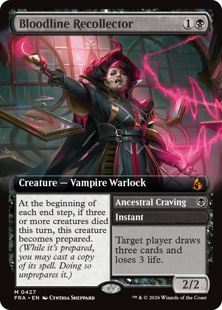 Bloodline Recollector (Extended Art) [Reality Fracture] | Red Claw Gaming