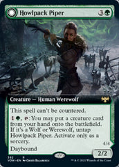 Howlpack Piper // Wildsong Howler (Extended Art) [Innistrad: Crimson Vow] MTG Single Magic: The Gathering | Red Claw Gaming