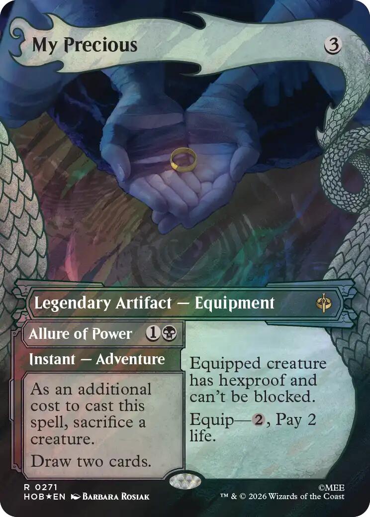 My Precious (Showcase) (Surge Foil) [The Hobbit] MTG Single Magic: The Gathering | Red Claw Gaming