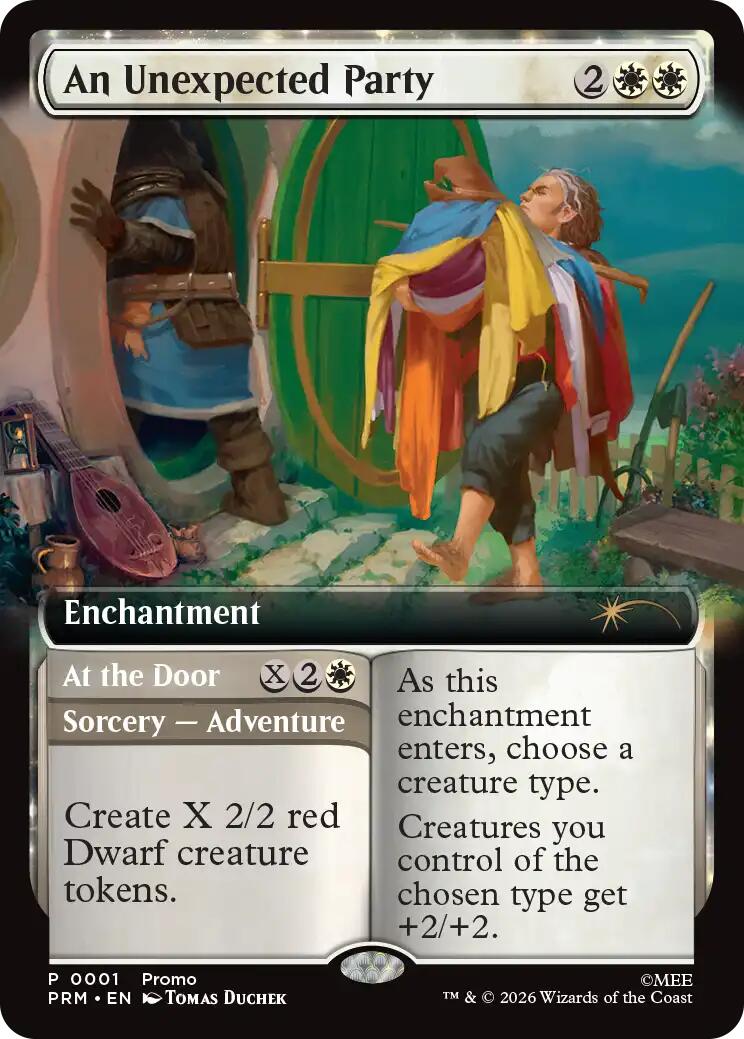 An Unexpected Party (Extended Art) [Media Promos] MTG Single Magic: The Gathering | Red Claw Gaming