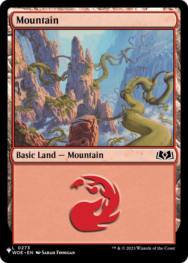 Mountain (0273) (WOE) [The List] MTG Single Magic: The Gathering | Red Claw Gaming