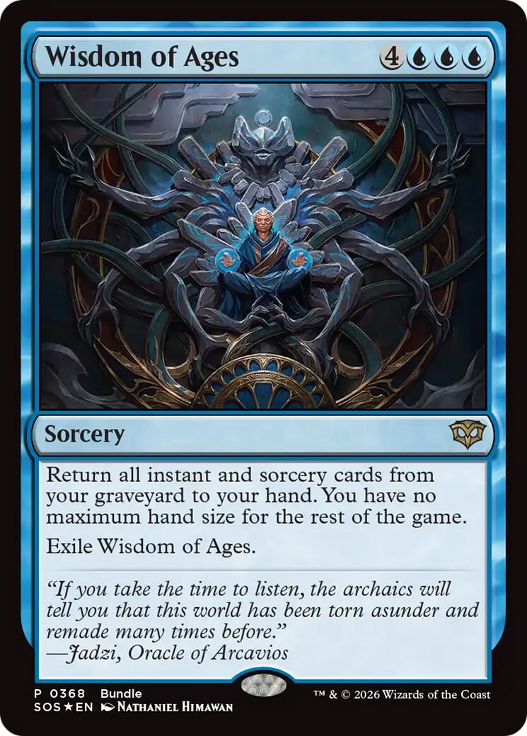 Wisdom of Ages (Bundle) [Secrets of Strixhaven Promos] | Red Claw Gaming