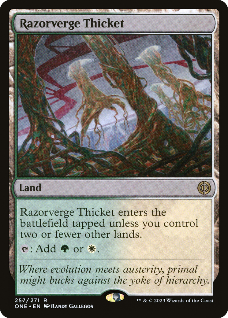 Razorverge Thicket [Phyrexia: All Will Be One] MTG Single Magic: The Gathering | Red Claw Gaming