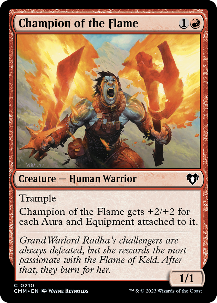 Champion of the Flame [Commander Masters] MTG Single Magic: The Gathering | Red Claw Gaming