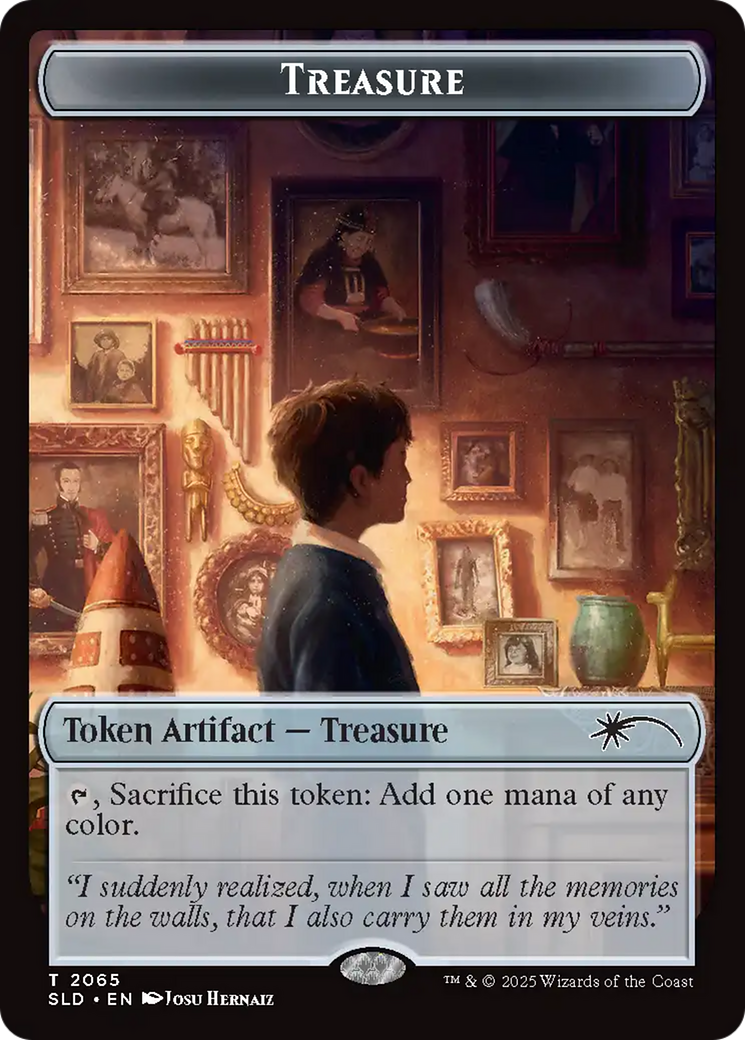 Treasure Token (2065) [Secret Lair Drop Series] MTG Single Magic: The Gathering | Red Claw Gaming