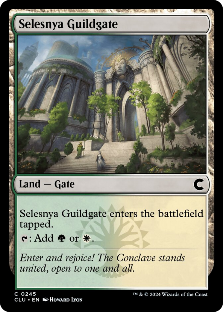 Selesnya Guildgate [Ravnica: Clue Edition] MTG Single Magic: The Gathering | Red Claw Gaming