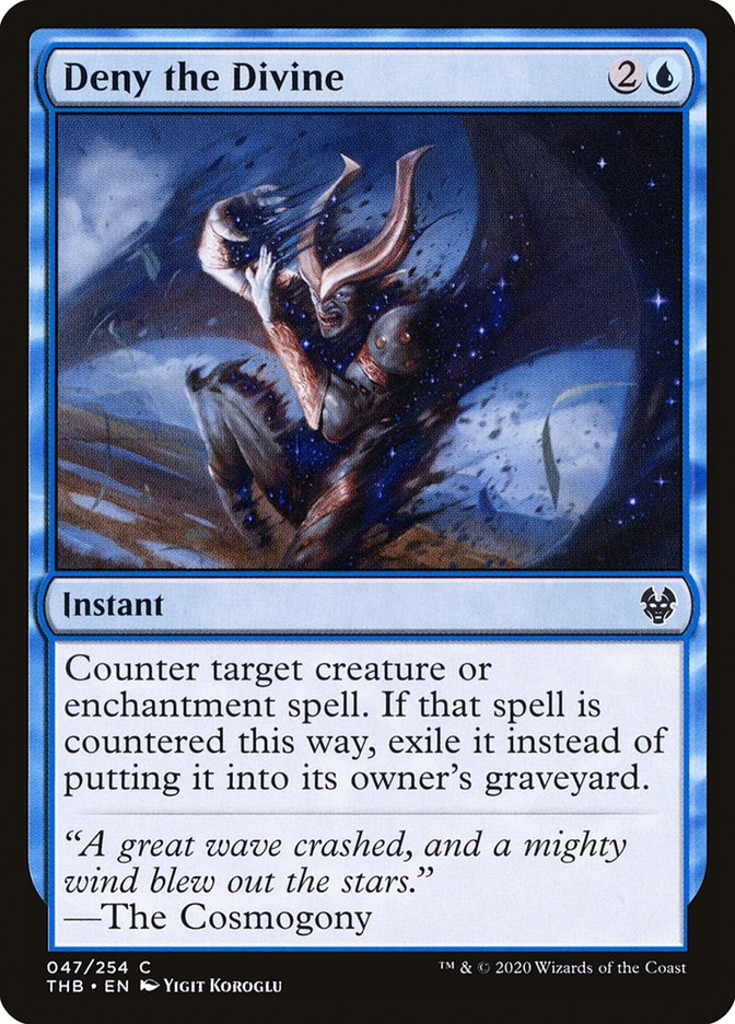 Deny the Divine [Theros Beyond Death] MTG Single Magic: The Gathering | Red Claw Gaming