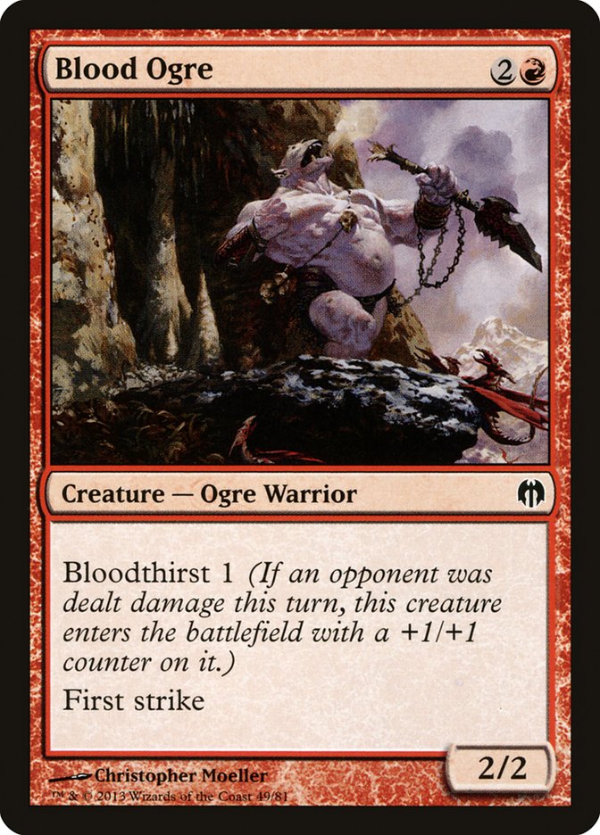 Blood Ogre [Duel Decks: Heroes vs. Monsters] MTG Single Magic: The Gathering    | Red Claw Gaming