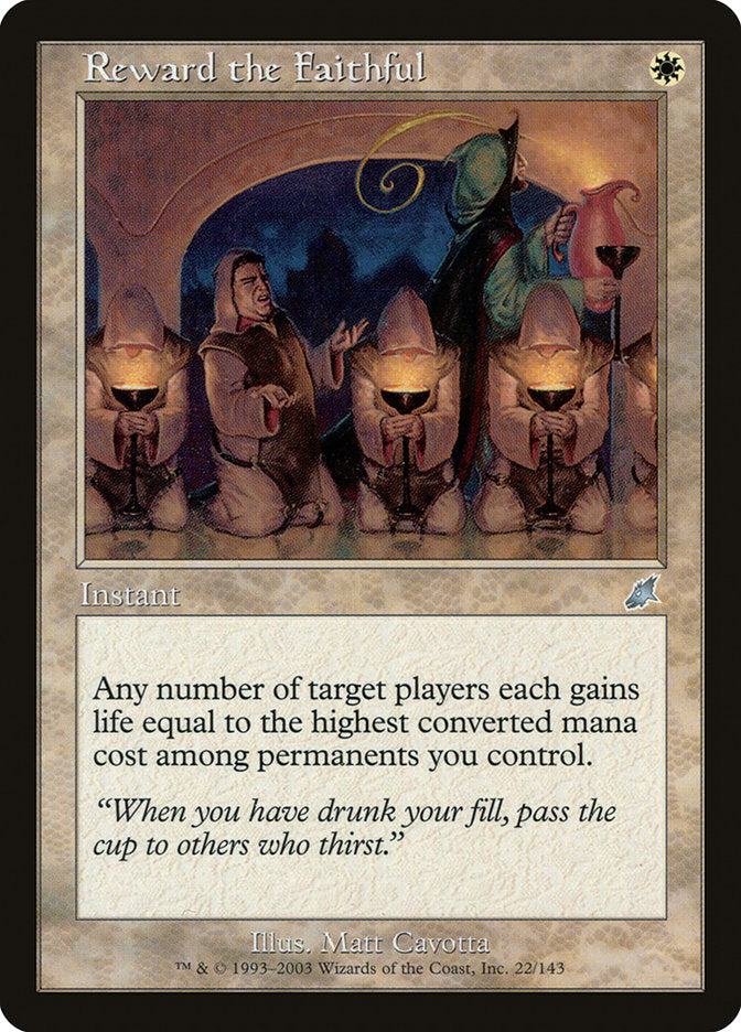 Reward the Faithful [Scourge] MTG Single Magic: The Gathering | Red Claw Gaming