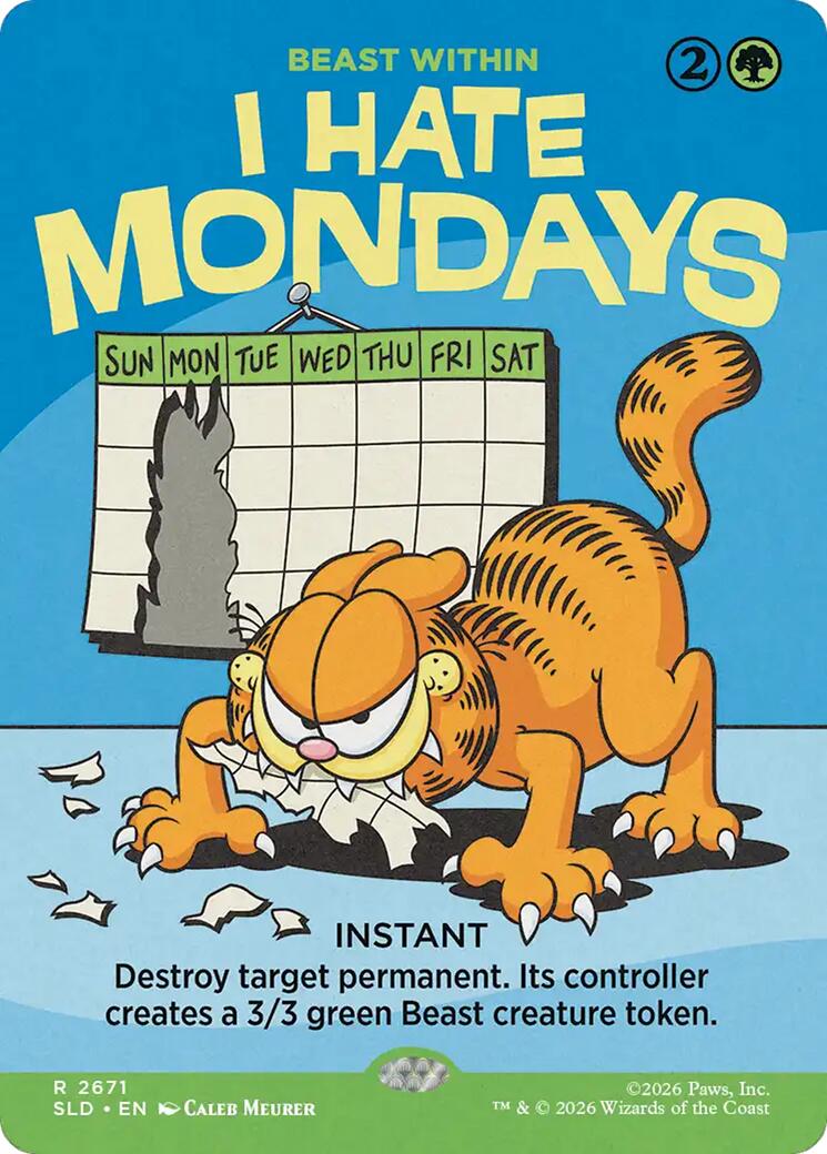 I Hate Mondays - Beast Within [Secret Lair Drop Series] | Red Claw Gaming