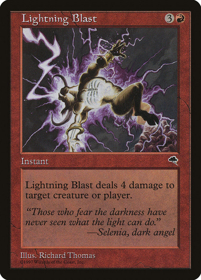 Lightning Blast [Tempest] MTG Single Magic: The Gathering | Red Claw Gaming