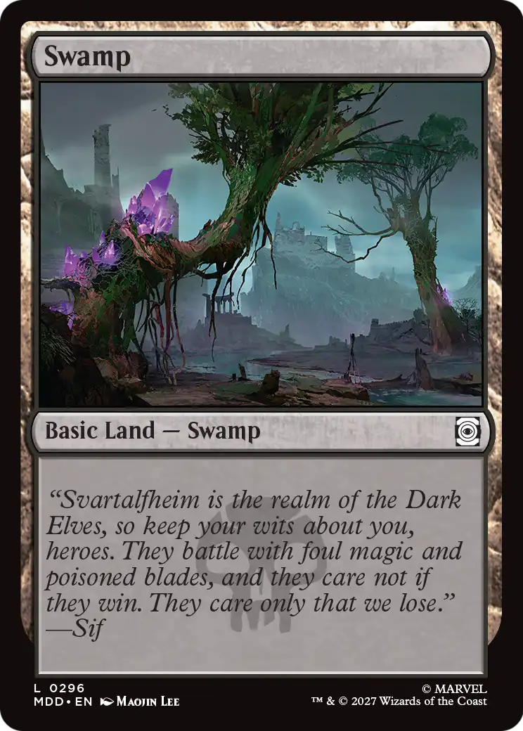 Swamp (0296) [Marvel: Darkhold Destiny] | Red Claw Gaming