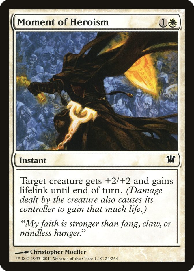 Moment of Heroism [Innistrad] MTG Single Magic: The Gathering | Red Claw Gaming