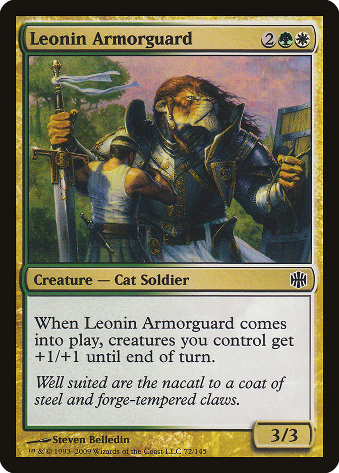 Leonin Armorguard [Alara Reborn] MTG Single Magic: The Gathering | Red Claw Gaming