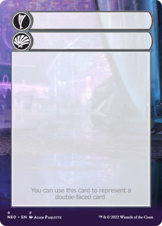 Helper Card (8/9) [Kamigawa: Neon Dynasty Tokens] MTG Single Magic: The Gathering | Red Claw Gaming