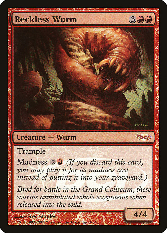 Reckless Wurm [Gateway 2007] MTG Single Magic: The Gathering | Red Claw Gaming