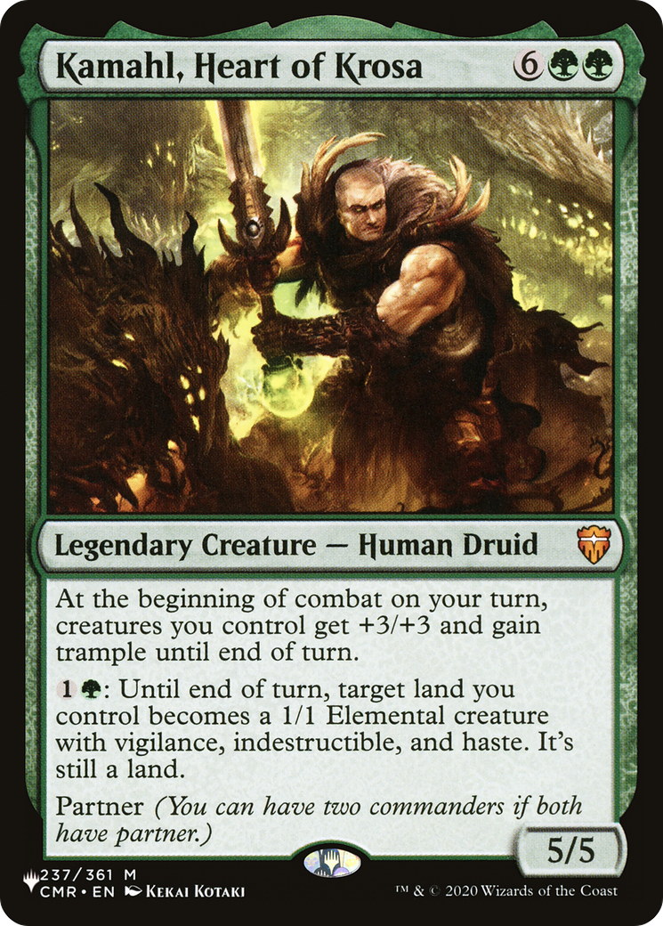 Kamahl, Heart of Krosa [The List] | Red Claw Gaming