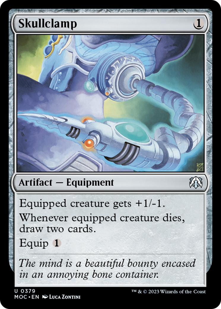 Skullclamp [March of the Machine Commander] MTG Single Magic: The Gathering | Red Claw Gaming
