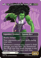 Jennifer Walters // The Sensational She-Hulk (Borderless) (0355) [Marvel Super Heroes] | Red Claw Gaming