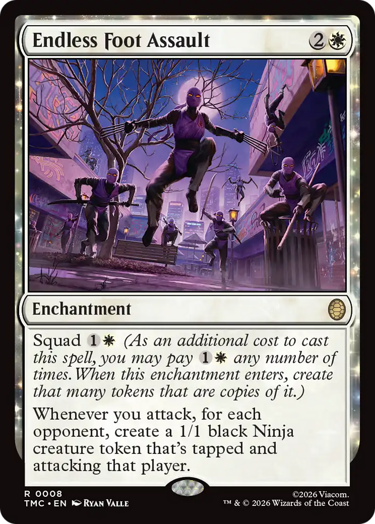 Endless Foot Assault [Teenage Mutant Ninja Turtles Commander] MTG Single Magic: The Gathering | Red Claw Gaming
