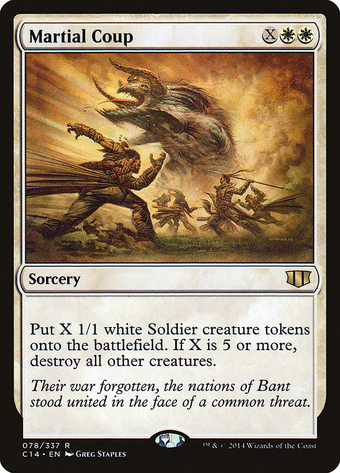 Martial Coup [Commander 2014] MTG Single Magic: The Gathering | Red Claw Gaming