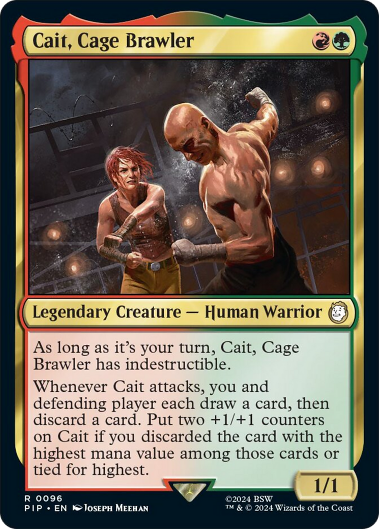 Cait, Cage Brawler [Fallout] MTG Single Magic: The Gathering | Red Claw Gaming