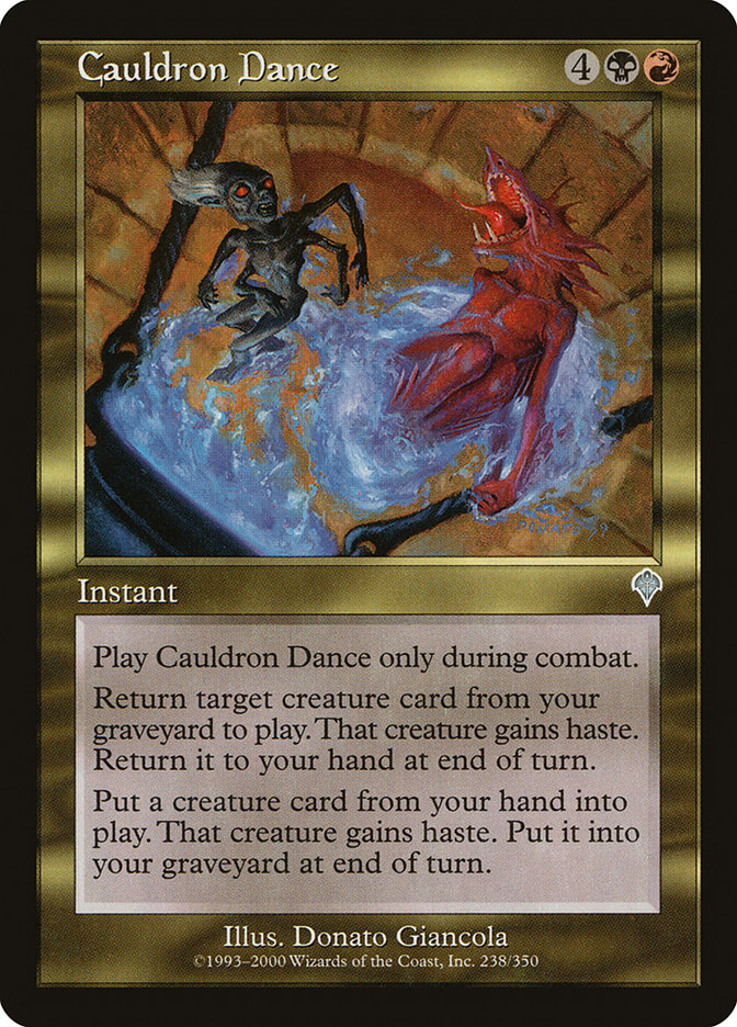 Cauldron Dance [Invasion] MTG Single Magic: The Gathering | Red Claw Gaming
