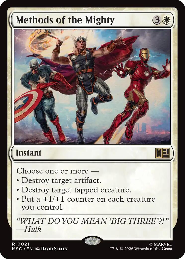 Methods of the Mighty (Surge Foil) [Marvel Super Heroes Commander] | Red Claw Gaming