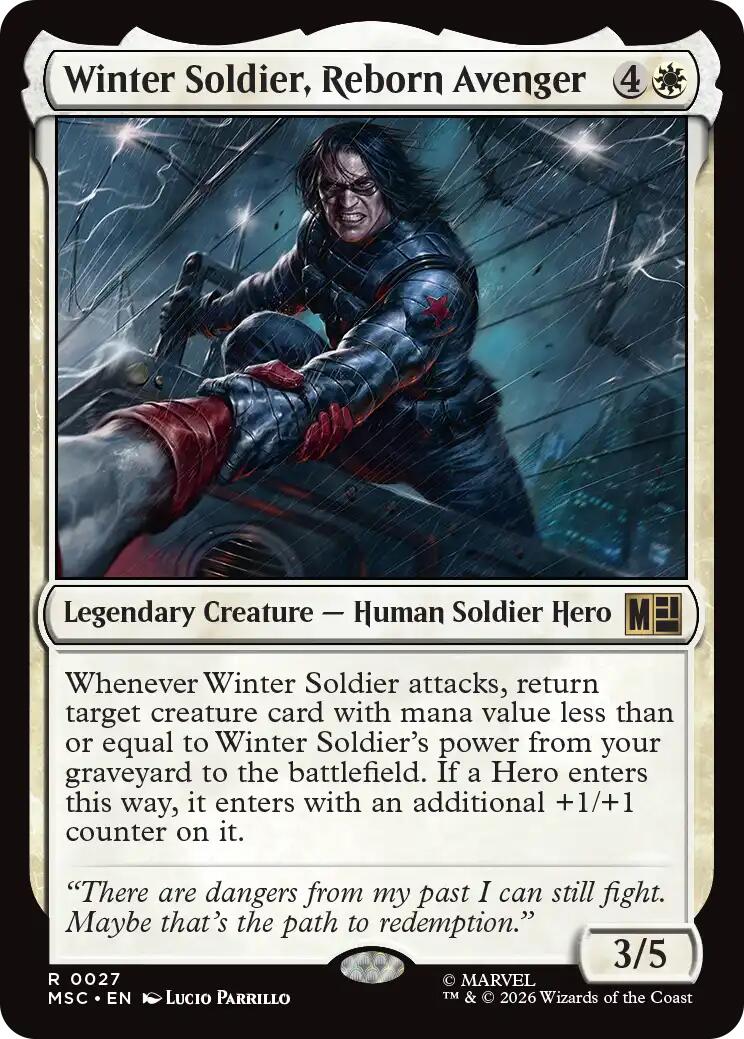 Winter Soldier, Reborn Avenger (Surge Foil) [Marvel Super Heroes Commander] | Red Claw Gaming