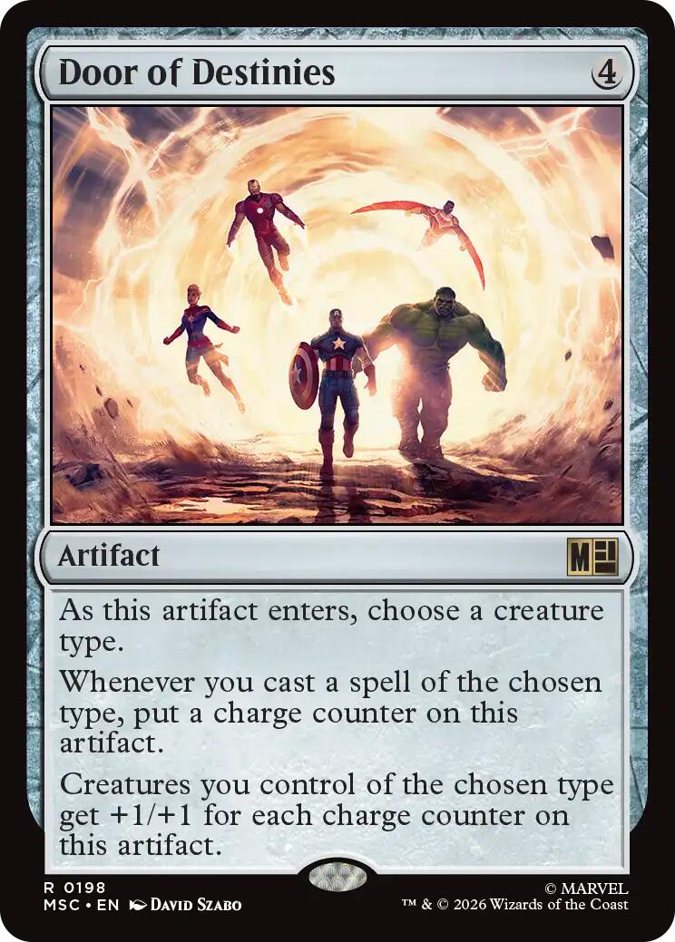 Door of Destinies (Surge Foil) [Marvel Super Heroes Commander] | Red Claw Gaming