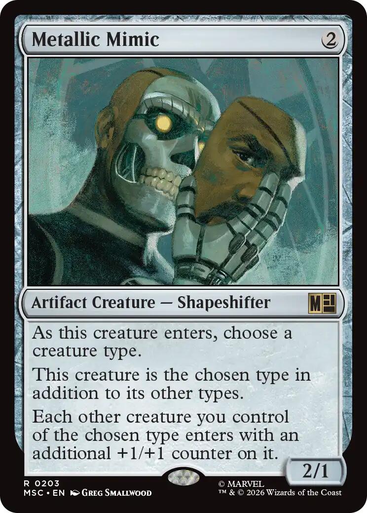 Metallic Mimic (Surge Foil) [Marvel Super Heroes Commander] | Red Claw Gaming