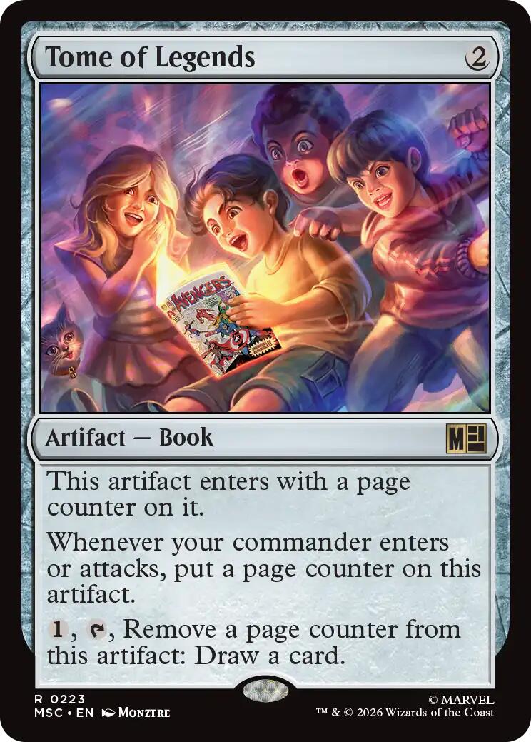 Tome of Legends (Surge Foil) [Marvel Super Heroes Commander] | Red Claw Gaming