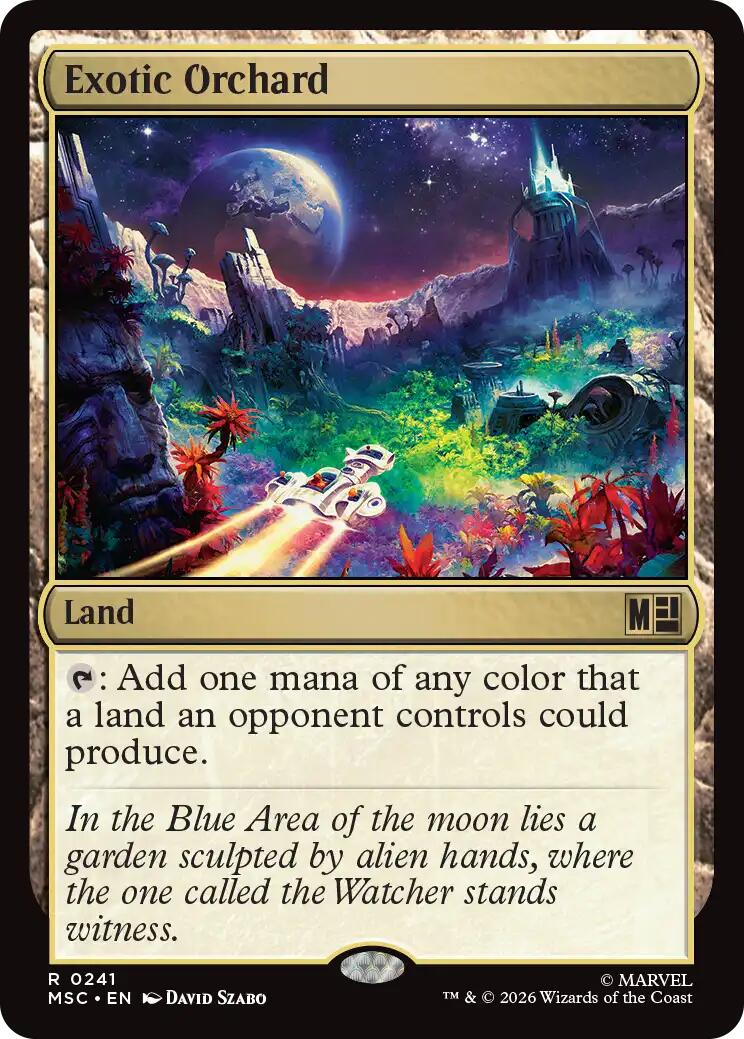 Exotic Orchard (Surge Foil) [Marvel Super Heroes Commander] | Red Claw Gaming
