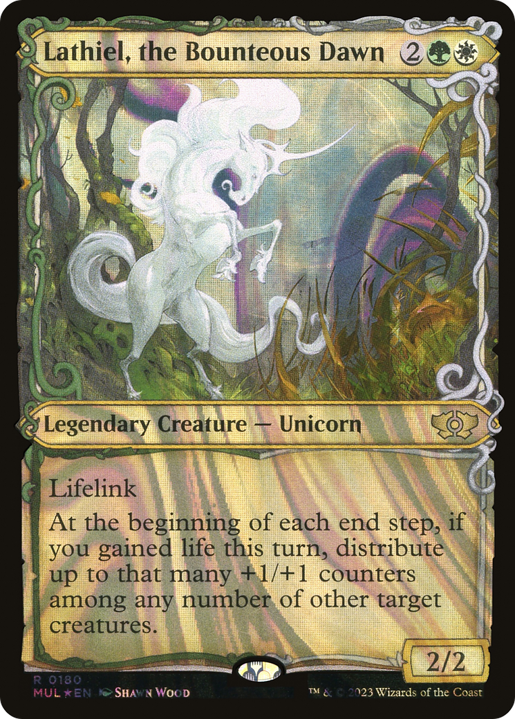 Lathiel, the Bounteous Dawn (Halo Foil) [Multiverse Legends] MTG Single Magic: The Gathering | Red Claw Gaming