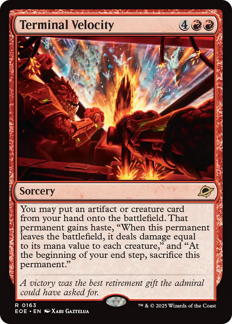 Terminal Velocity [Edge of Eternities] MTG Single Magic: The Gathering | Red Claw Gaming